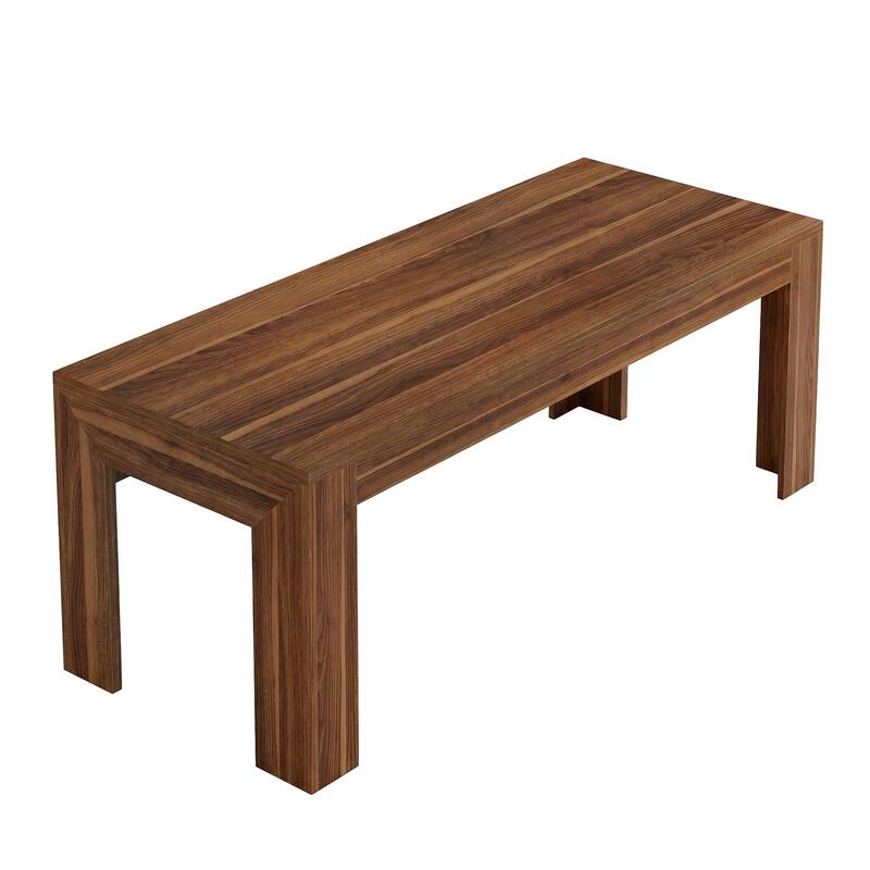Modern Executive Desk with Large Tabletop, 63-Inch Office Desk, Computer Desk, Long Workstation for Home Office