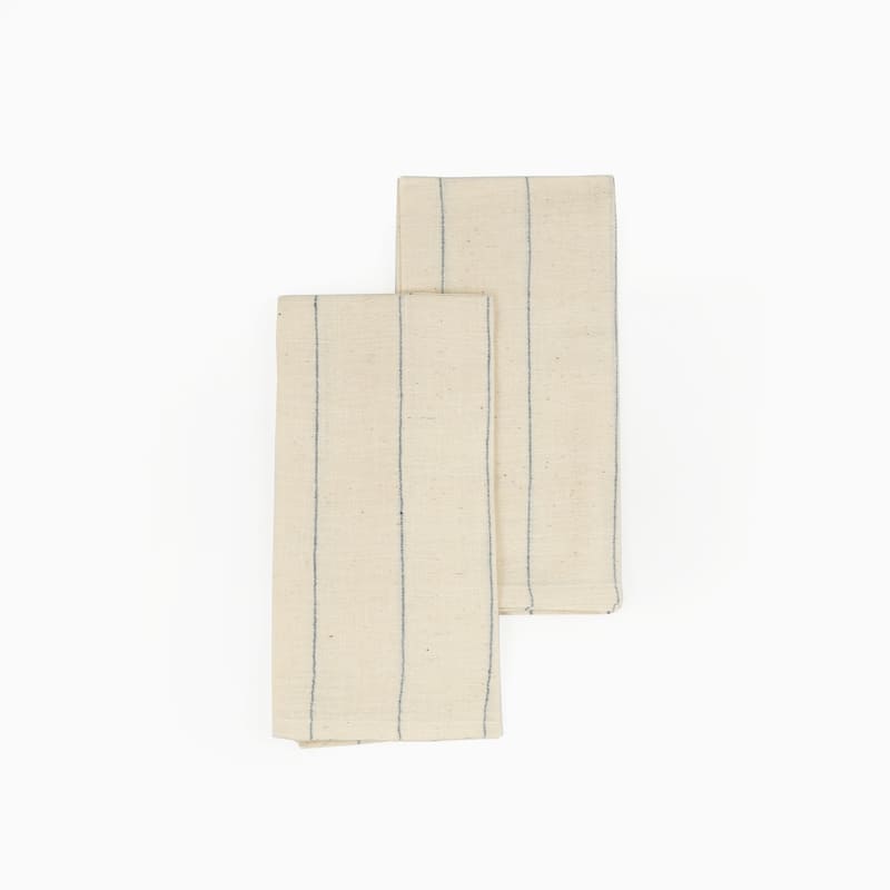 BELIEVE Napkins by Sustainable Threads | Handmade | 100% Cotton | Fair Trade | Eco-Dyed | 20"x20" (Set of 2)