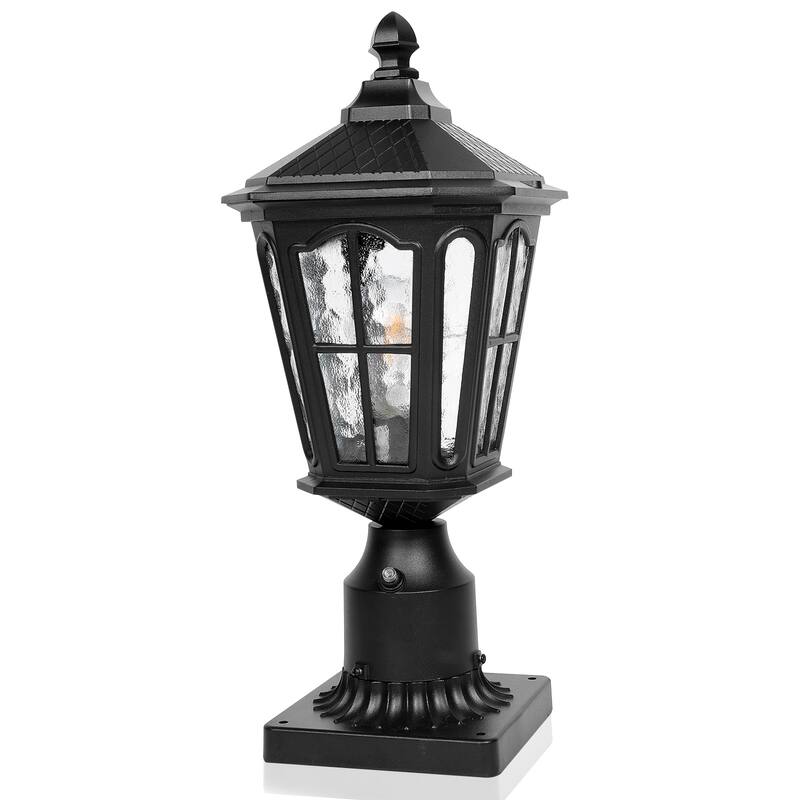 Outdoor 1 -Light 17.5'' H Post Light with Pier Mount Base(Pack 1 or 2)