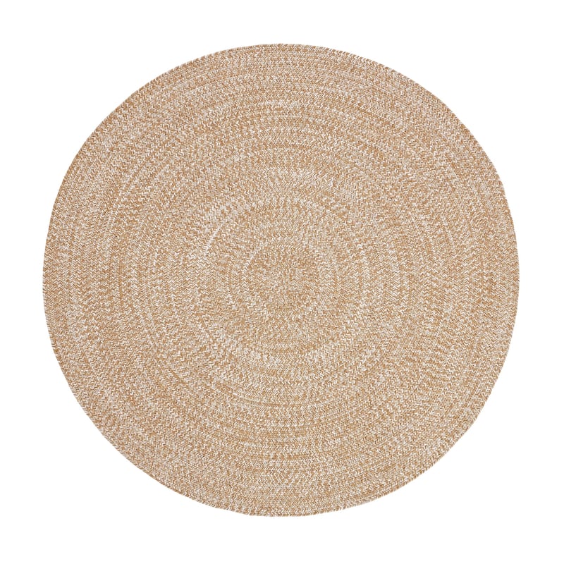 Superior Modern Rustic Bohemian Reversible Multi-Tone Braided Indoor Outdoor Area Rug