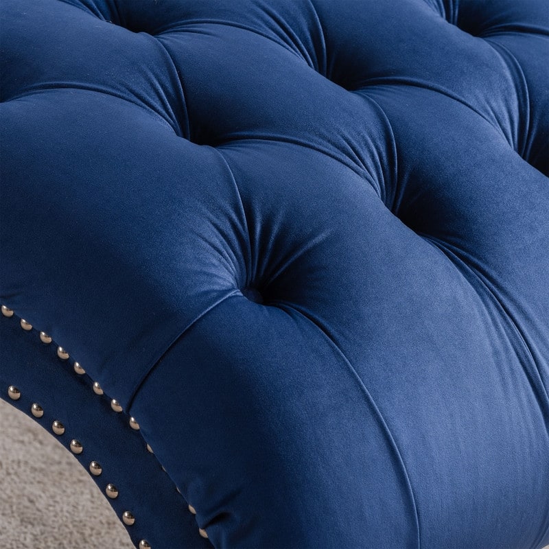 Tufted Or PU Armless Chaise Lounge