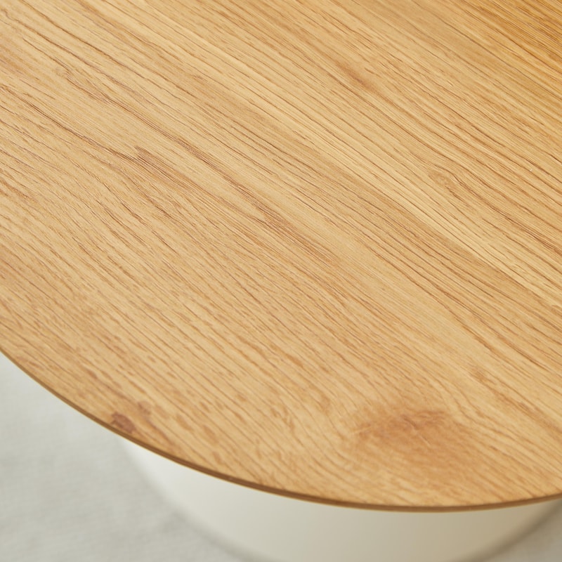 Round Coffee Table Set of 2 End Table for Living Room