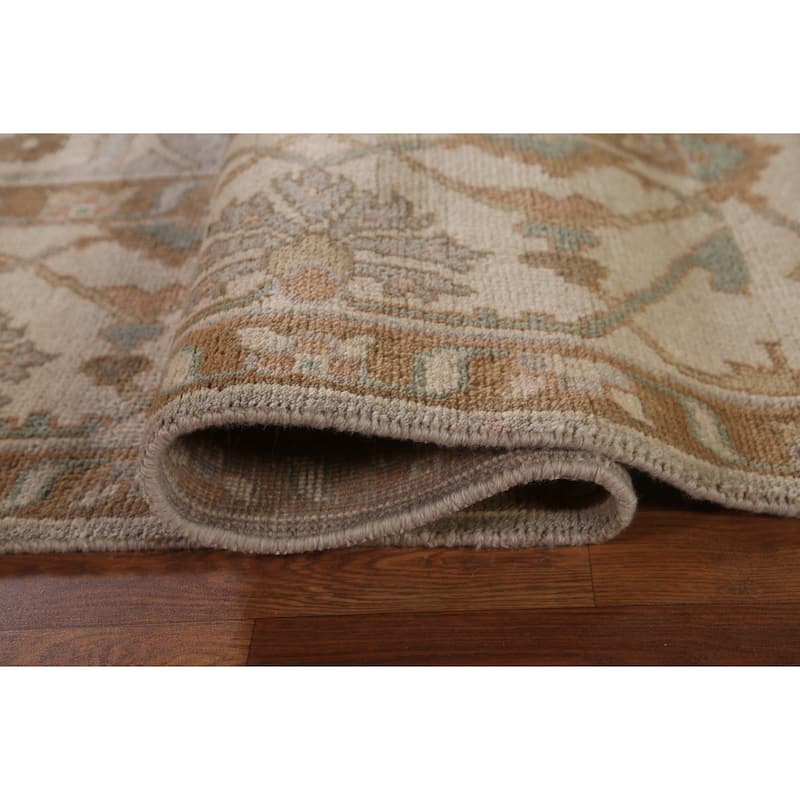 Oushak Area Rug Handmade Oriental Wool Carpet - 9'2"x 11'8"