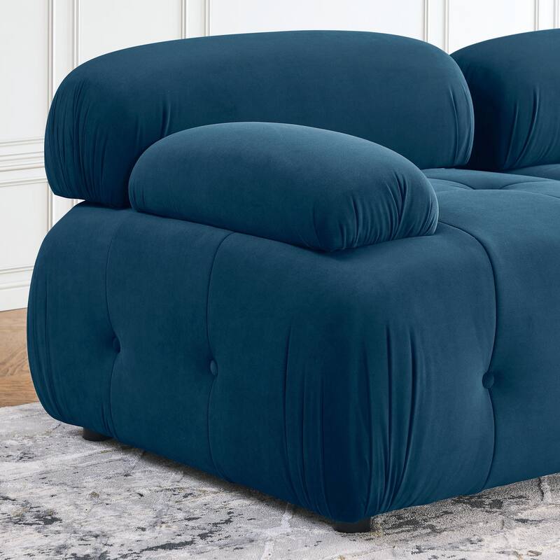 Modular Sectional Sofa L Shaped Couch with Reversible Ottoman