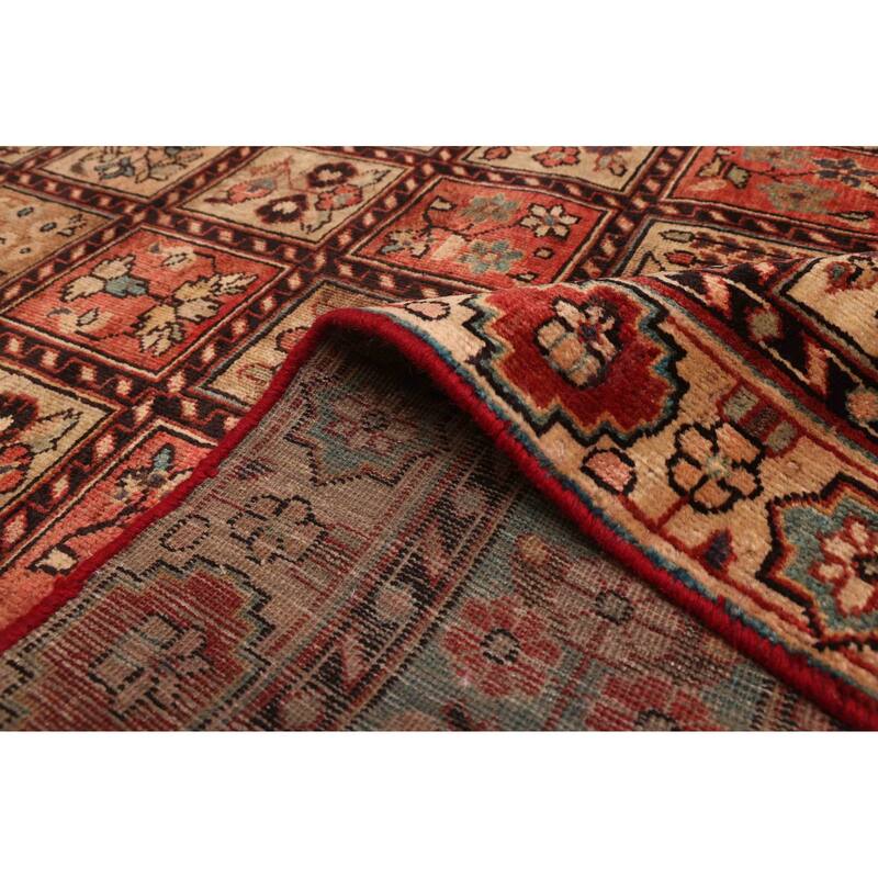 ECARPETGALLERY Hand-knotted Andelz Red Wool Rug - 3'11 x 6'4