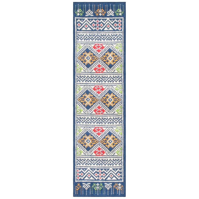 SAFAVIEH Journey Machine Washable Slip Resistant Klasine Boho Tribal