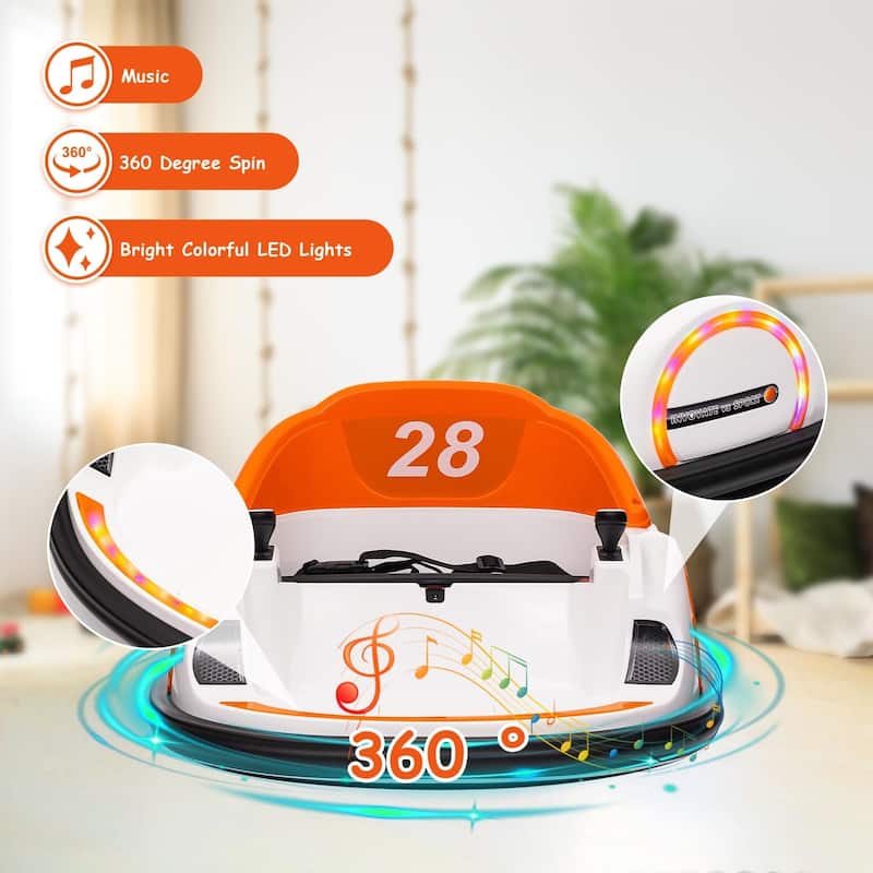 12V Kids Ride On Bumper Car Toddlers Electric Bumping Car