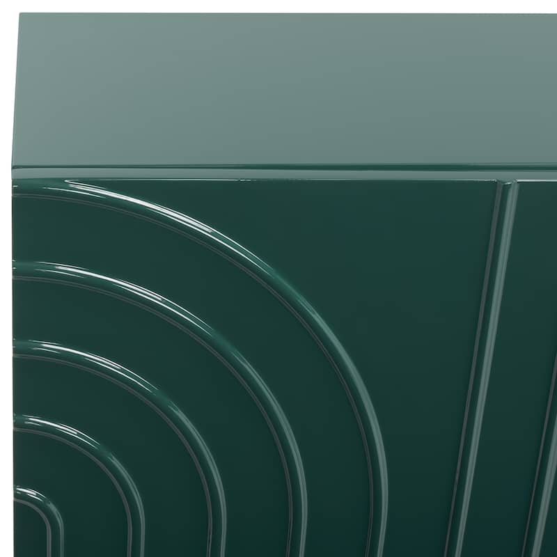 SAFAVIEH Home Saturn Wave Acrylic Sideboard - 64"W x 17"D x 30"H