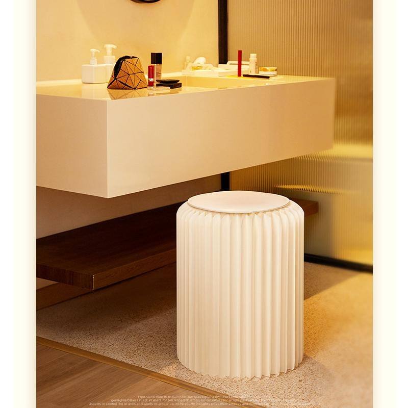 Paper art folding makeup stool multifunctional chair - Bed Bath & Beyond - 40115367