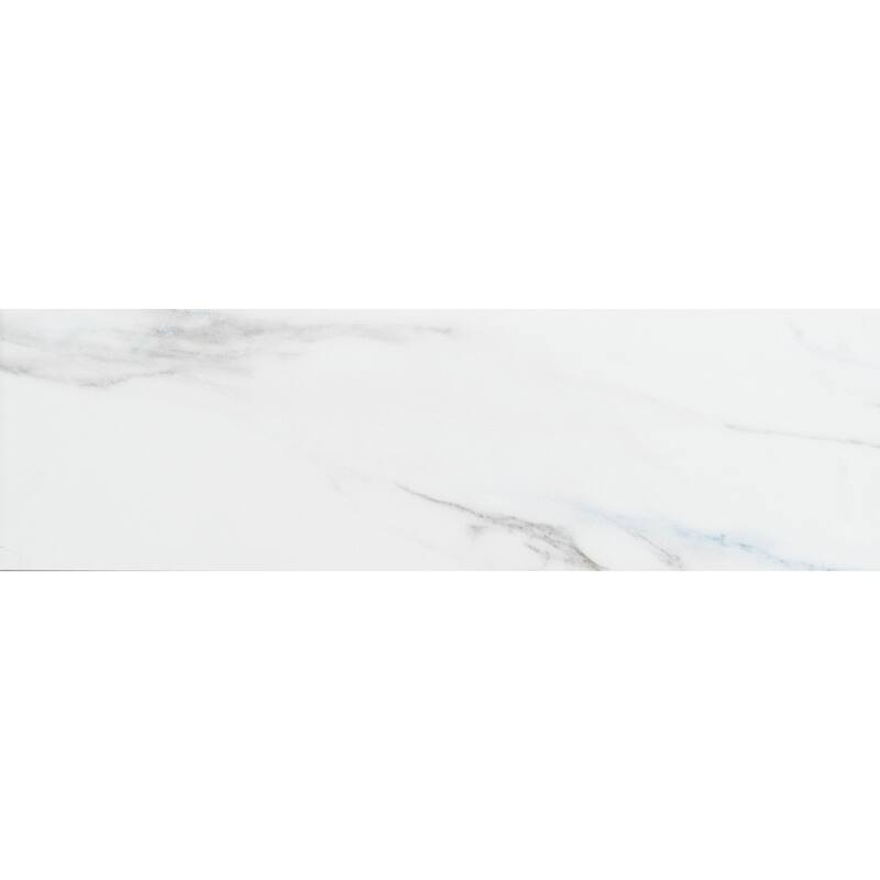 Minerva 4x13 Grey Matte Marble Look Porcelain Tile - Floor, Wall, Backsplash