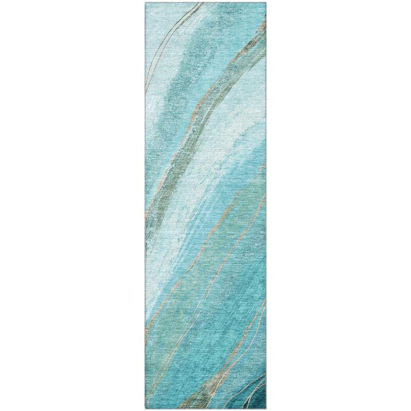 Premium Washable Super Soft Modern Motion Mayfield Rug