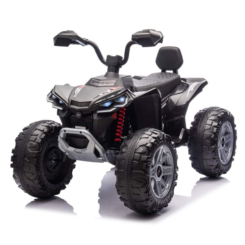 24V 2 Seat Ride on Toys Kids ATV 4 Wheel Quad Bike for Kids Best Gift