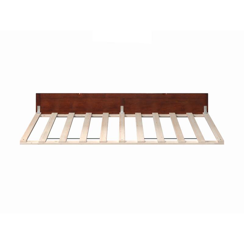 Twin Trundle Bed - Space Saving Bed with Rollers - Fits Under Beds - Extra Sleeping Space