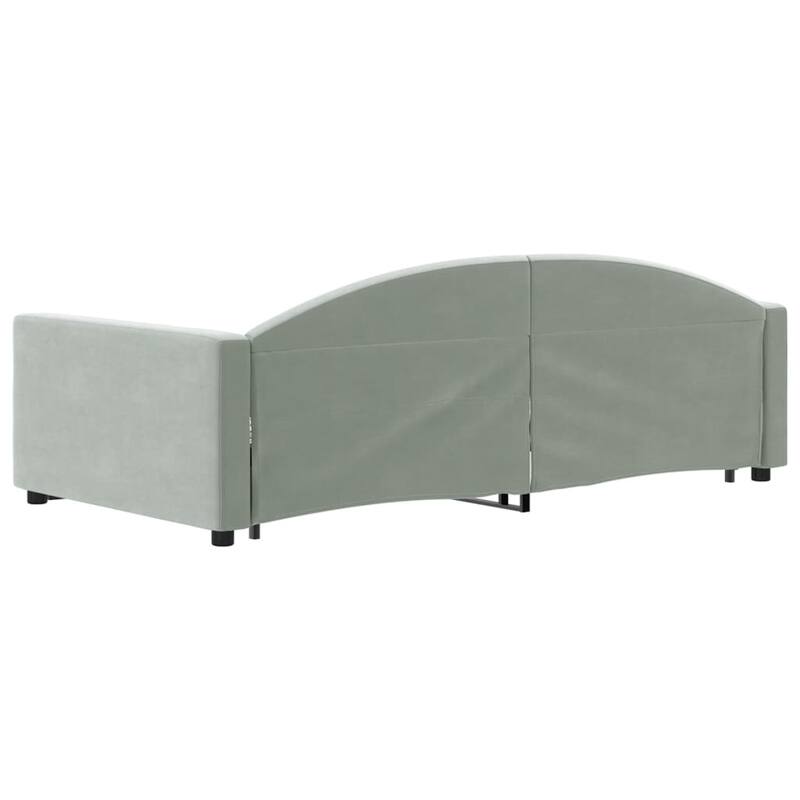 vidaXL Day Bed Upholstered Sofa Bed Daybed for Bedroom Living Room Velvet