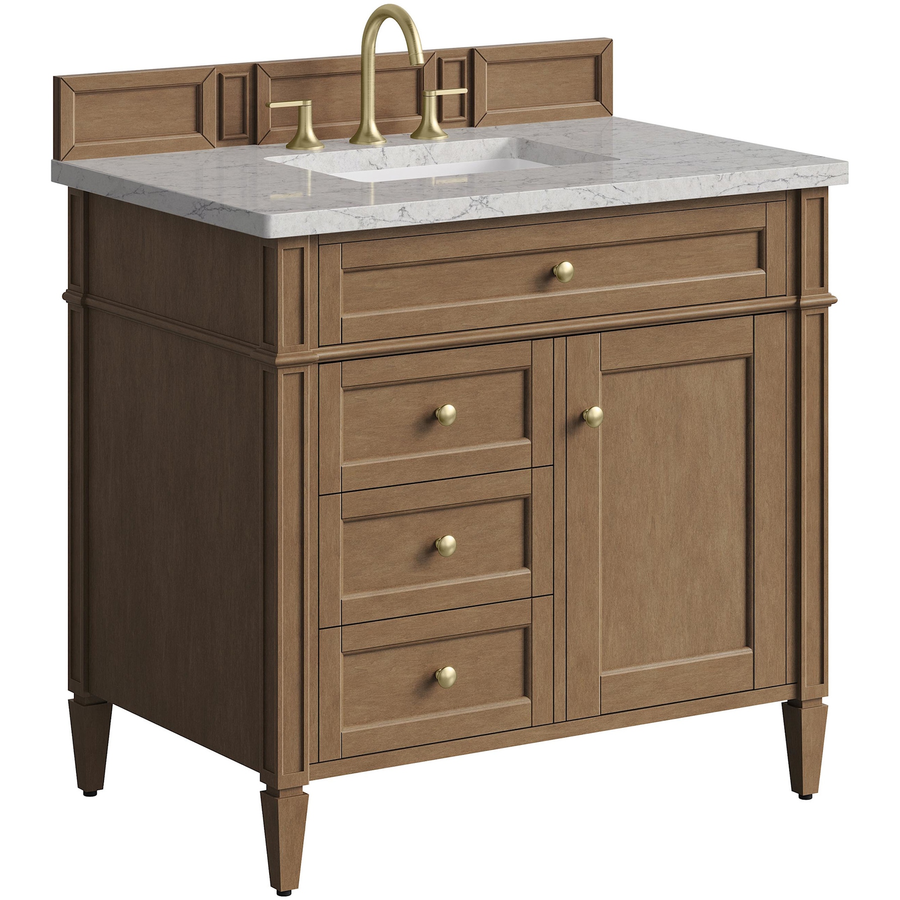 James Martin Vanities 655-V36-3EJP Brittany 36" Free Standing Single