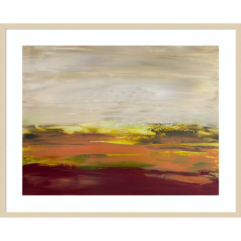 Calypso Glow by Julia Contacessi Wood Framed Wall Art Print