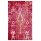 preview thumbnail 17 of 21, Nyla Indoor/ Outdoor Ikat Area Rug 2'X3' - Pink/Orange