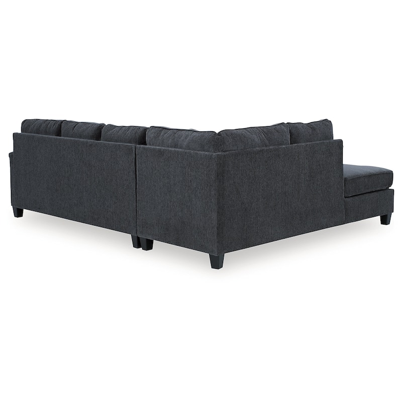 Signature Design by Ashley Abinger 2-Piece Sectional with Chaise - 116"W x 91"D x 39"H