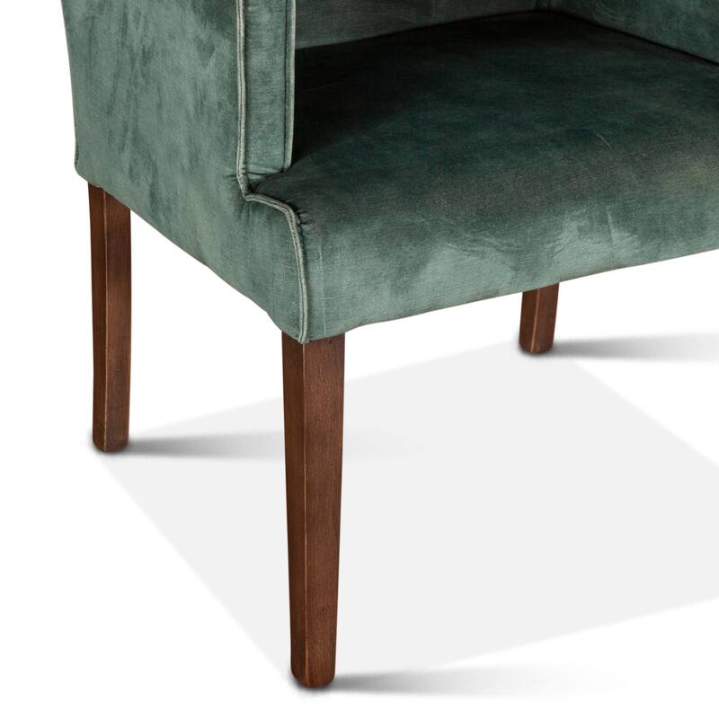 Avery Green Velvet Armchair