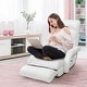 preview thumbnail 2 of 31, Costway Folding Floor Single Sofa Recliner Chair W/ a Pillow 5