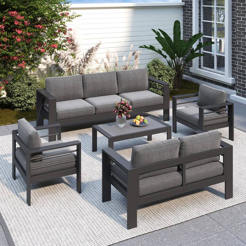 Royalcraft 5-Piece Outdoor Conversation Set with Cushions