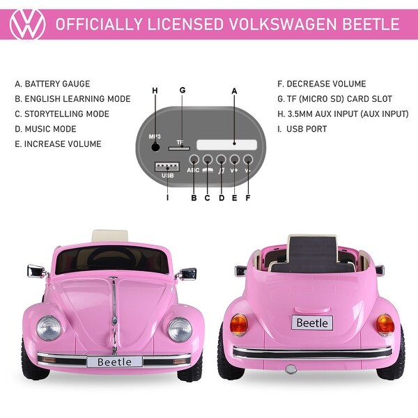 children's vw beetle electric car