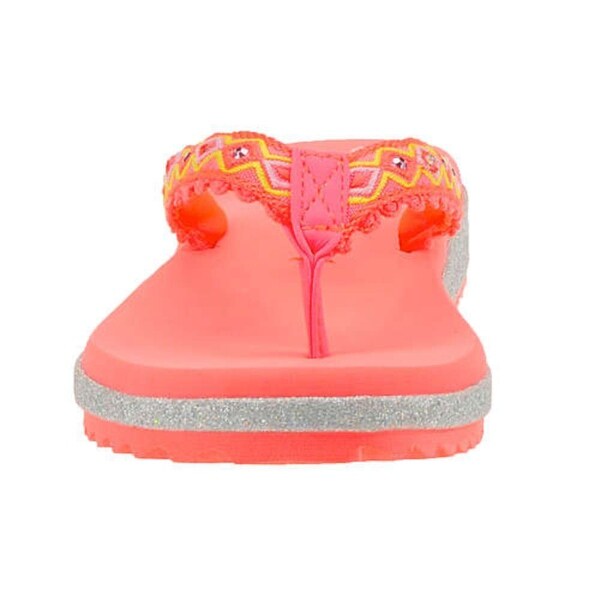 skechers slippers kids orange