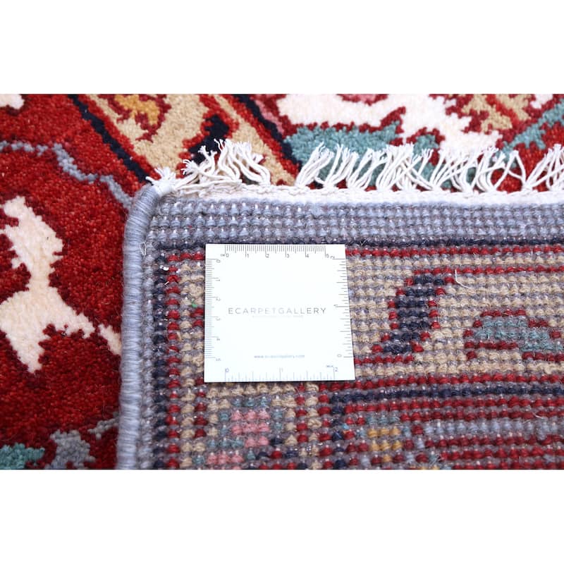 ECARPETGALLERY Hand-knotted Serapi Heritage Light Denim Blue Wool Rug - 8'11 x 11'10