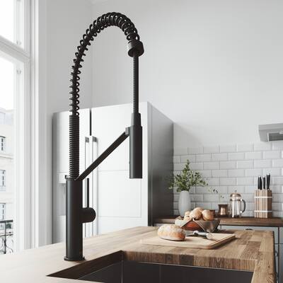 VIGO Livingston Magnetic Kitchen Faucet with DockLock Technology