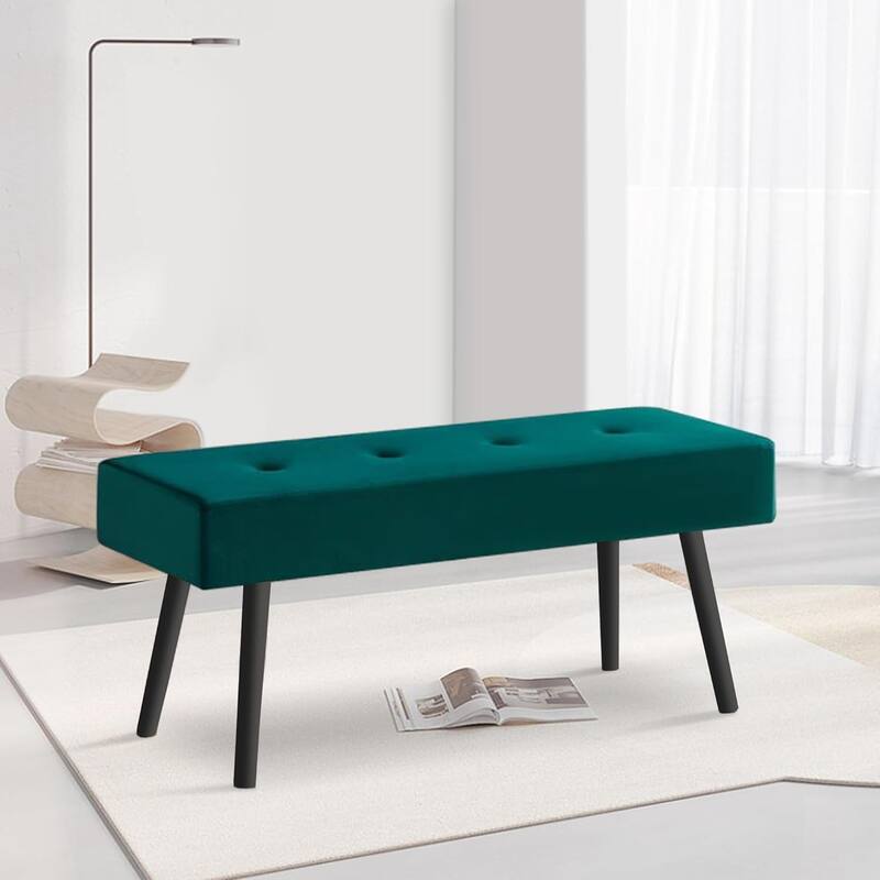 Howtai Upholstered Bench for bedroom, entryway, dining room - Green