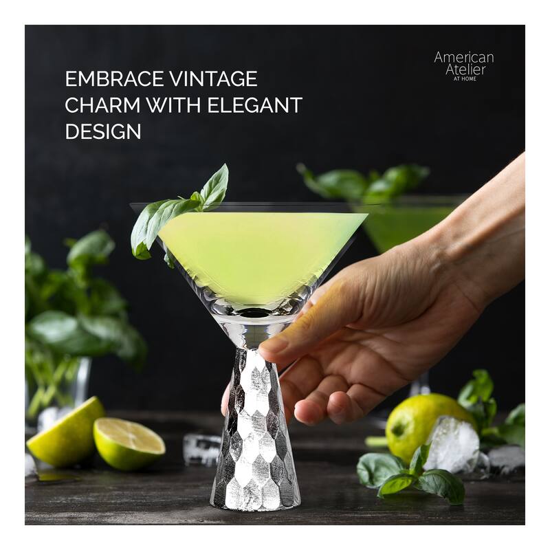 American Atelier Daphne Martini Glasses Set of 2 - 9 oz.