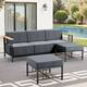 Option Black & Dark Grey Cushion