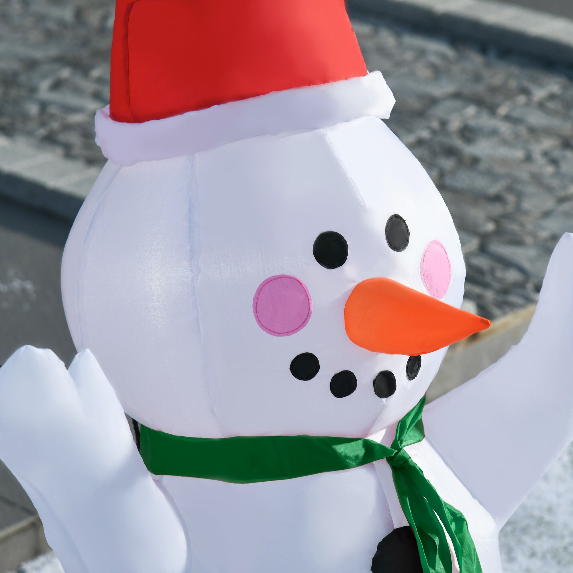 6ft Inflatable Christmas Tree Decorations and Snowmen Outdoor Blow Up Yard Christmas Decor with LED Lights Display Bed Bath Beyond 42083213