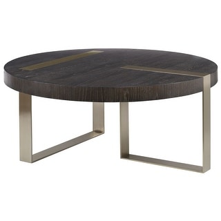 Uttermost Converge 42" Round Industrial Modern Coffee Table