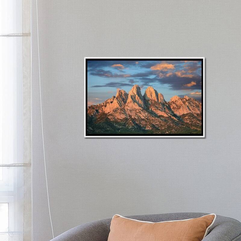 iCanvas "Organ Mountains Near Las Cruces, New Mexico II" by Tim Fitzharris Framed Canvas Print