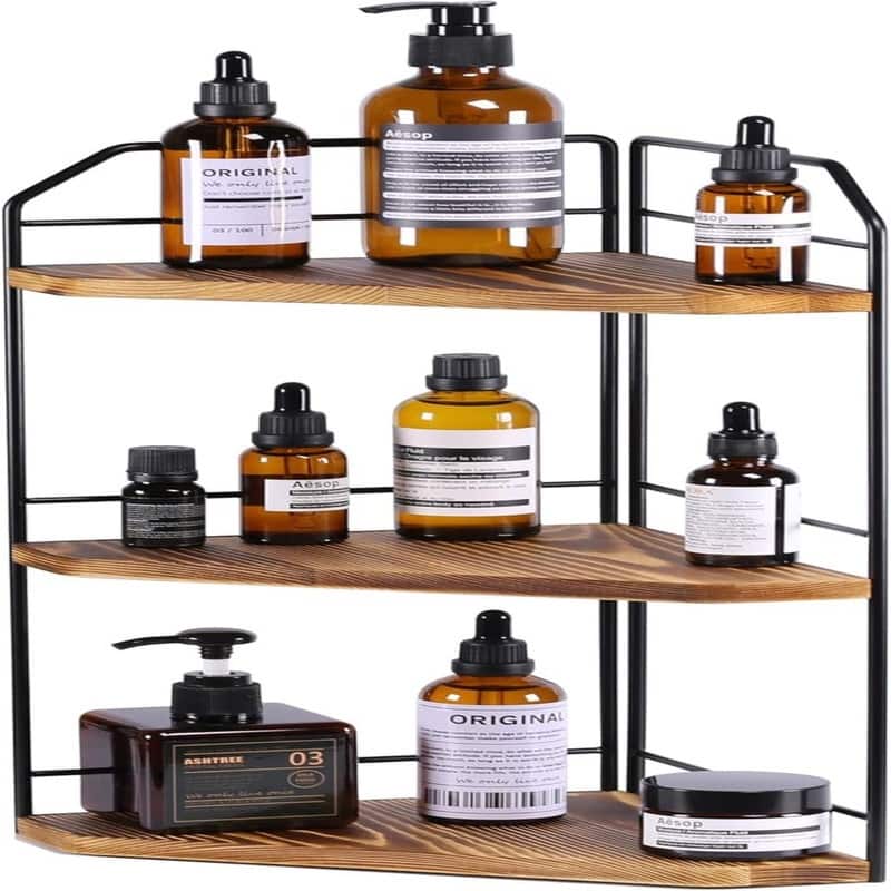 Corner Bathroom Counter Organizer
