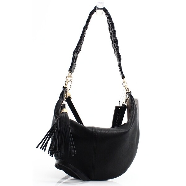 nine west black shoulder bag