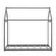 preview thumbnail 24 of 25, Twin Size Sturdy Durable Wooden House Bed, Wood Color