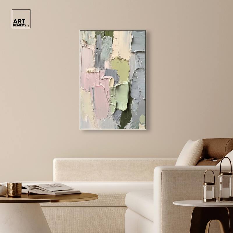 Creamy Contours II Canvas by Art Remedy