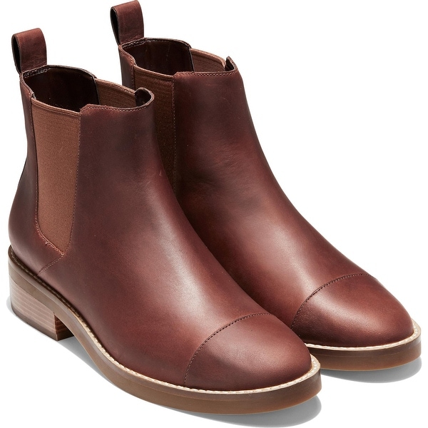 ladies leather chelsea boots