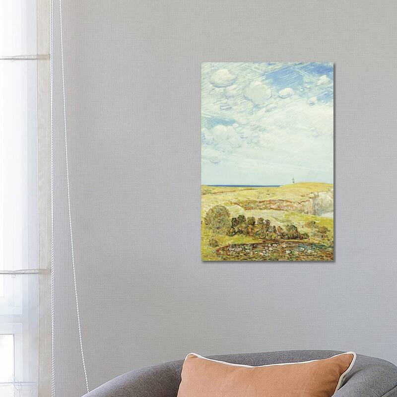iCanvas "Montauk Point, 1922 " by Childe Hassam Canvas Print - 26x18x1.5