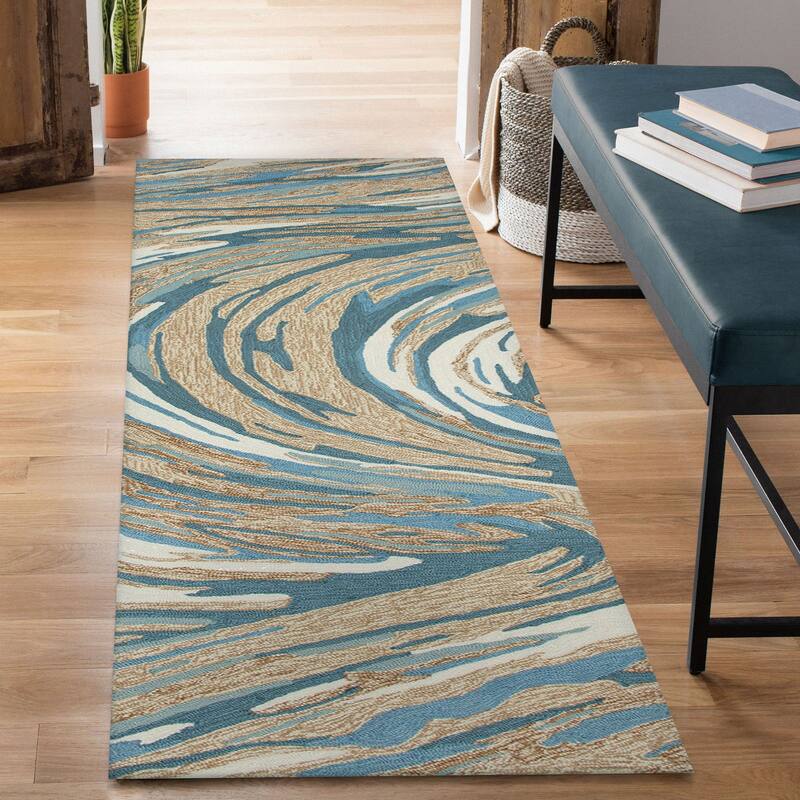 Liora Manne Capri Big Wave Indoor/Outdoor Area Rug