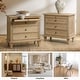 preview thumbnail 3 of 52, Muriel Farmhouse 3 Drawers End Table with Built-In Outlets by HULALA HOME