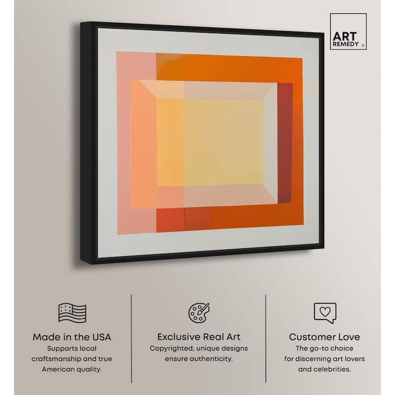 Minimal Color Blocks II Canvas by Art Remedy