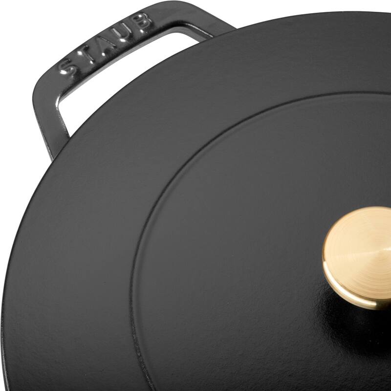 Staub Cast Iron Essential French Oven, Dutch Oven, 5-quart, serves 5-6, Made in France - 5-qt