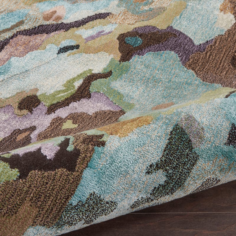 Nourison Prismatic Modern Abstract Area Rug