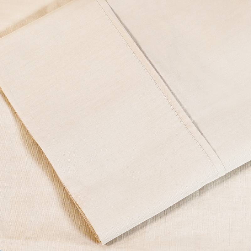 Superior 300TC Flynn Solid Cotton Percale Pillowcase - (Set of 2)