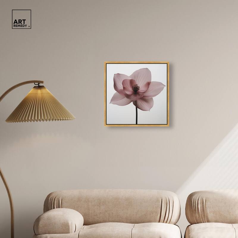Silken Sepals Canvas by Art Remedy