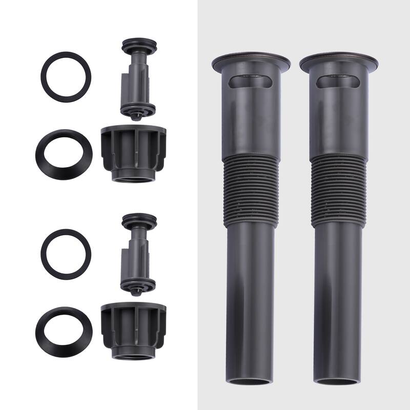 WOWOW 2-Piece Economical Easy Clean Pop Up Drain With Overflow