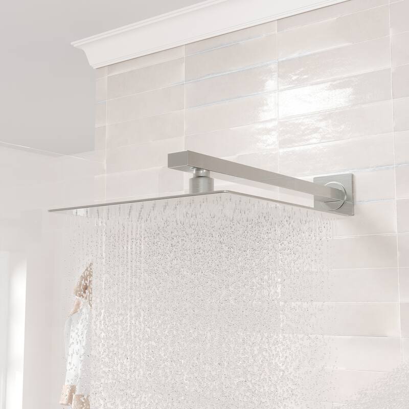 Eviva Edge Shower System with Slide Bar Hand-Shower and Thermostatic Valve